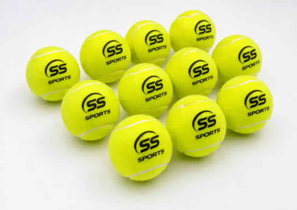 Neon yellow tennis balls arrangement_compressed_01.webp
