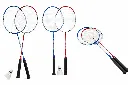 Badminton gear on a white backdrop.webp